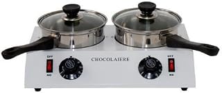 GOWE® 2 Pot Chocolate de fusión Pot Top calidad, 2,5 kg, Color marrón