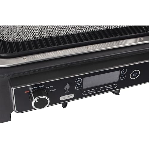 NINJA OG850EU Woodfire Electric XL Outdoor Grill, Grey/Black