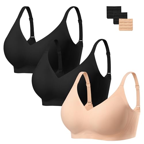 Image of habibee Jelly Bra for Women No Underwire Comfort Seamless Bras Push Up Wireless Bras Full Coverage Bralettes