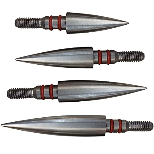 Aklisdlha Field Points Arrowheads 100/125/150/200/300 Grains Archery Field Points,Stainless Steel Screw In Archery Field Tips And Broadheads (1 Dozen 12 Pcs)(5/16″-Combination) #TOP2