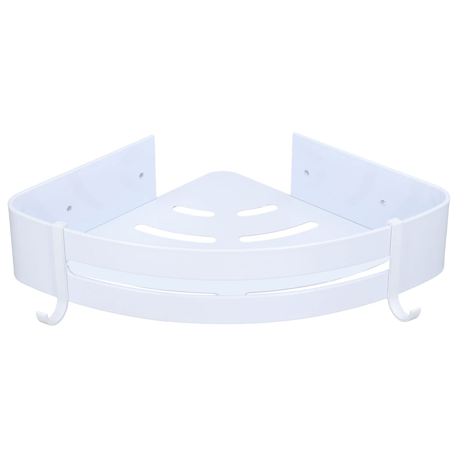 Shower Corner Organizer Aluminum Alloy Rustproof Widely Used Easy Installation Corner Shower Caddy