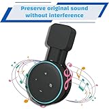 Sintron Wall Mount Holder Black for Dᴏt 3, Smart Home Wall Mount Stand Hanger for Dot 3rd Generation Speaker Holder, Space Saving Accessories Without Messy Wires, Compatible with UK Plug Google Mini - Image 7