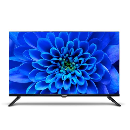 MEDION E13208 (MD 30328) TV HD de 80 cm (32 Pulgadas) (Receptor Triple sintonizador DVB-T2 DVB-C DVB-S2, 2 x HDMI, SCART, USB, Sleeptimer, Mediaplayer, VESA, Ci+)