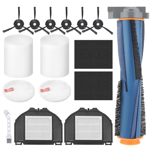 Attemart RV2310AE Replacement Parts Compatible with Shark AV2310AE RV2310AE Matrix Vacuum Accessories, 1 Brushroll, 2 HEPA+ 2 Pre-Motor+ 2 Post-Motor Filters, 6 Side Brushes (Not for RV2310 Matrix)