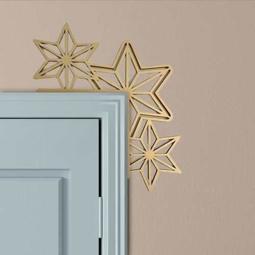 2025 Wooden Christmas Door Toppers, Over Door Corner Frame Topper