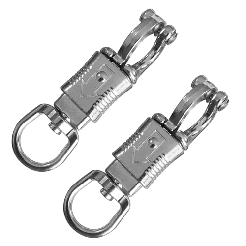 bjsdkff Panic SnapQuick Release U-Type Snap Quick Releases Clip Suitable for Lead Ropes Tie Offs Rotatable Eye Quick Release Buckle Clips Animals Riding Accessories 2 Piece