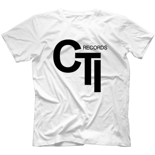 Photo de TSKKEFHH CTI Records T Shirt 100% Cotton George Benson Bob James Freddie HubbardWhiteM