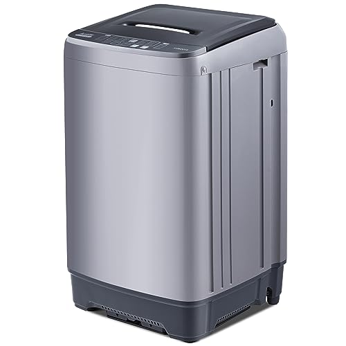 Portable Washing Machine,17.7 LBS Full-Automatic Washer and Dryer Combo,Compact Laundry Washing Machine with Drain Pump,10 Wash Program & 8 Water Level,Low Noise for Apartment Dorm RV Household Portable Washing Machine,17.7 LBS Full-Automatic Washer and Dryer Combo,Compact Laundry Washing Machine with Drain Pump,10 Wash Program & 8 Water Level,Low Noise for Apartment Dorm RV Household