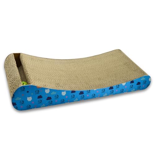 Foodie Puppies Cat Scratching Pad with Catnip, Corrugated Cat Scratcher Cardboard for Indoor Cats, Kitten for Furniture Protection, Durable Texture Design (Slider Bell) (B0C7MYQV16) Amazon Price History, Amazon Price Tracker