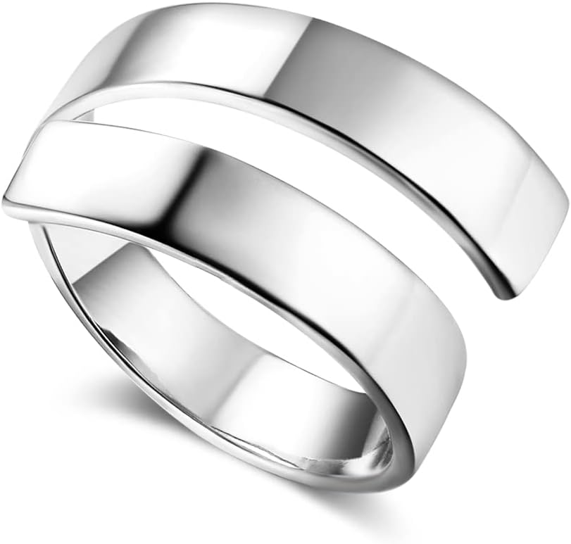 Gold Rings for Women Custom - Non Tarnish Adjustable Stainless Steel Womens Rings Engraved 2-3 Names Promise Engagement Rings for Her Gf
