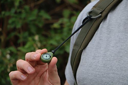 Polymath Products CMP-20 Compass Necklace. Rugged and reliable navigation aid with precision luminous dial. UK-made.