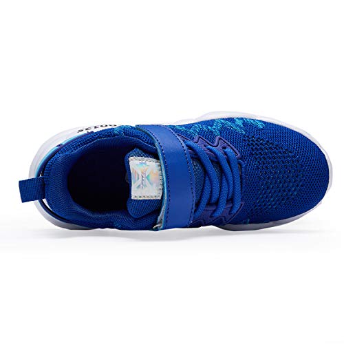 Image of Hetios Kids Shoes Girls Lightweight Athletic Running Shoes Breathable Knit School Sports Shoes (Toddler /Little Kid /Big Kid)