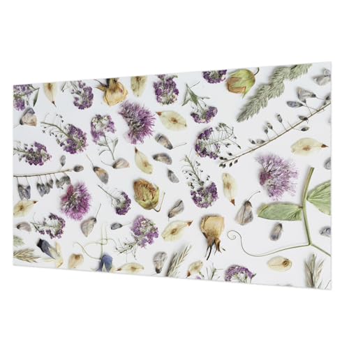 Décoration murale fleurs séchées impression haute qualité 416x254 - 2