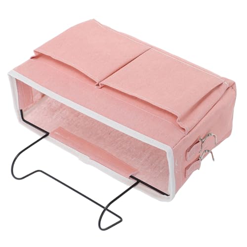 Garneck Bedside Hanging Storage Bag Versatile Organizer for College Dorm Rooms Bunk Beds and Home Fabric Bed Rail Pouch for Books Phones Glasses and Sundries Easy Setup Design