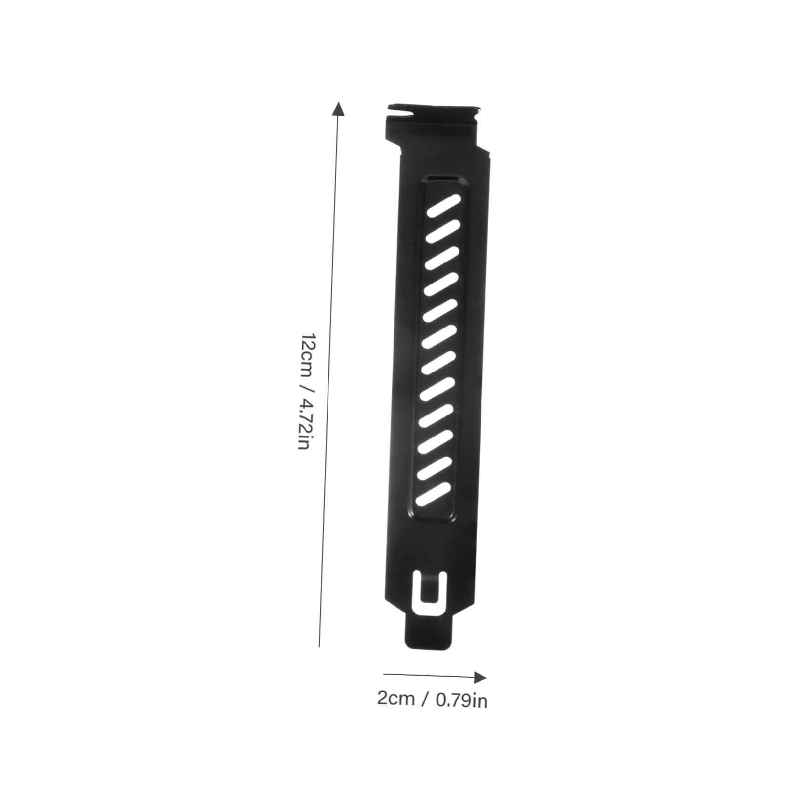 OSALADI 20 Pezzi Staffe Di Espansione PCI Con Filtro Antipolvere - Coperture Slot Per Case Computer - Piastre Vuote A Griglia - Colore Nero