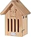 Produktbild dobar 22711e Kleines Schmetterlingshaus Lepidoptera, Insektenhotel zum Aufhängen, 17 x 12 x 22,5, Natur