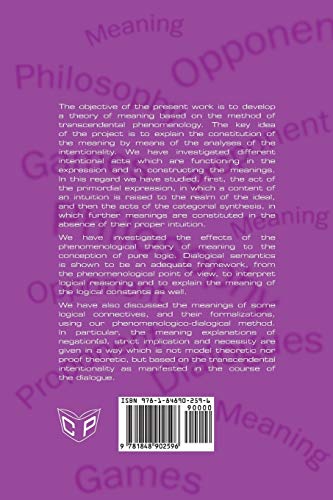 Meaning and Intentionality. A Dialogical Approach