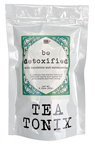 BE DETOXIFIED Teatox Cleansing Tea with Sarsaparilla, Dandelion, and Senna 60g (2.12oz) - a Caffeine Free Wellness Blend for Better Health BE DETOXIFIED Teatox Cleansing Tea with Sarsaparilla, Dandelion, and Senna 60g (2.12oz) - a Caffeine Free Wellness Blend for Better Health