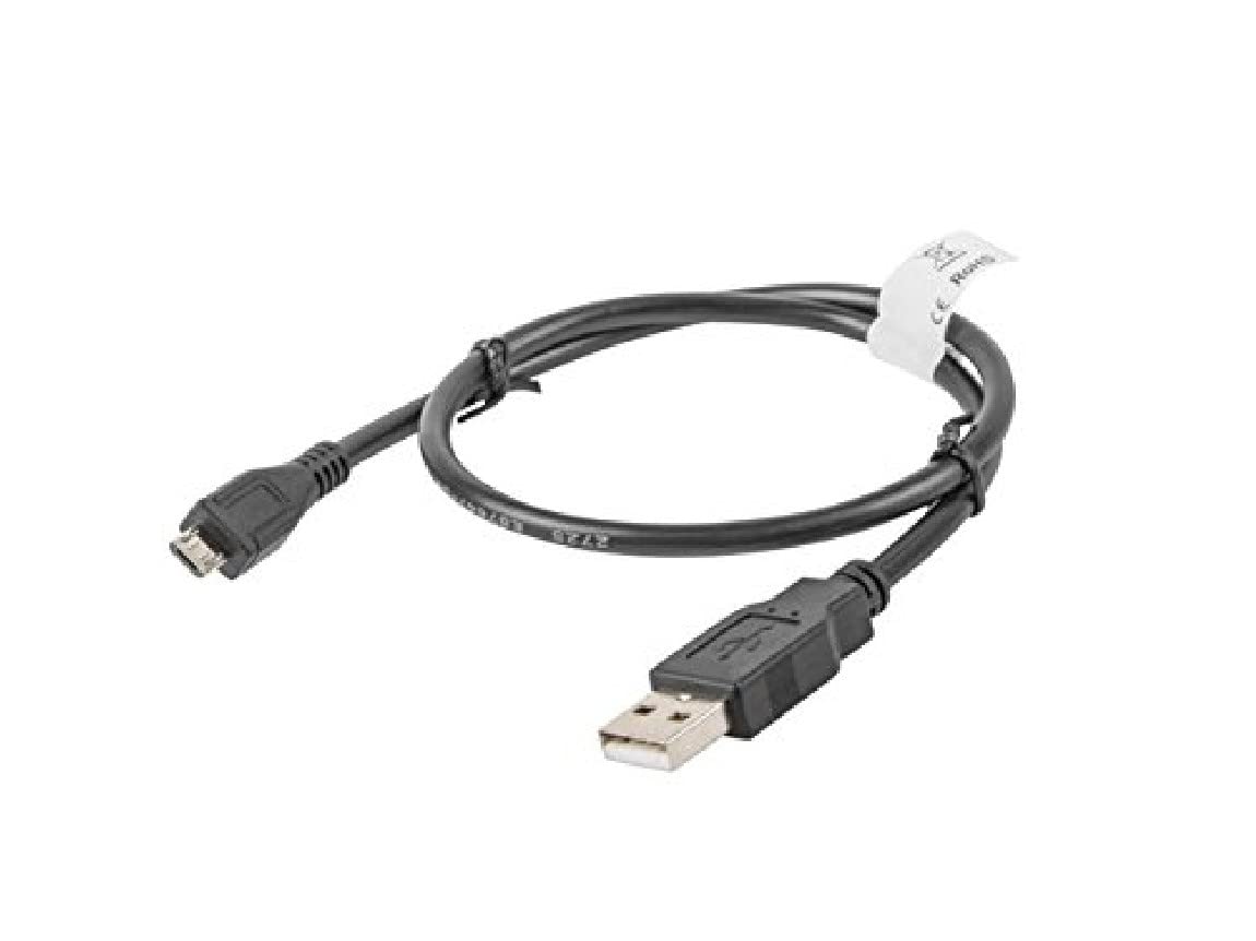 Lanberg CA-USBM-10CC-0005-BK USB 2.0 A Male to USB Micro-B Male Cable 50 cm Black