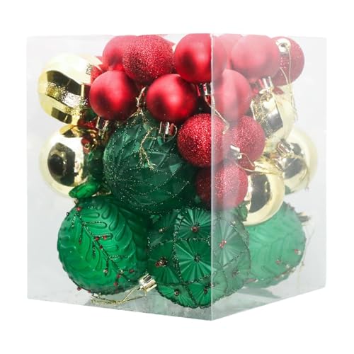 Boules de Noël haut de gamme incassables avec attaches intégrées