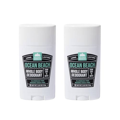 Pacific Shaving Company whole body aluminum free deodorant stick — the only pick designed for chest, groin, and feet