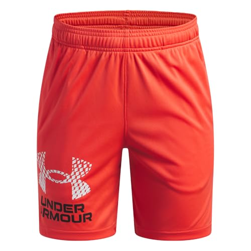 Pantalones cortos niños Under Armour de deporte elásticos con logotipo técnico