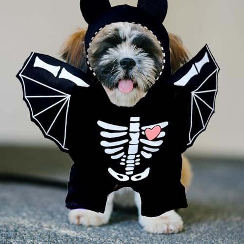 Disfraz de murciélago Halloween para perros talla L miniatura 4
