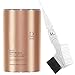 BlondeMe Lightener Powder 9+ Premium Bleach 450 grams and M Hair Designs Tint Brush Comb (Bundle), Off White
