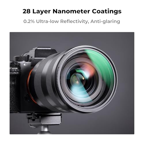 Filtre anti reflet et rayures K&F Concept Nano-X White Pro Mist 1/4 diffusion douce 77mm - 3