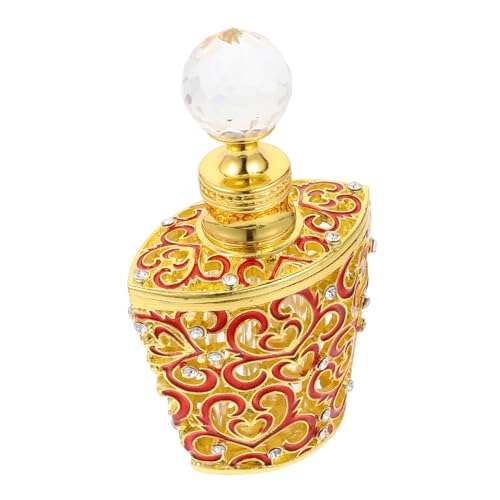 Vintage Handmålad Parfymflaska Tom Återfyllningsbar 10 Ml Behållare I Arabisk Stil