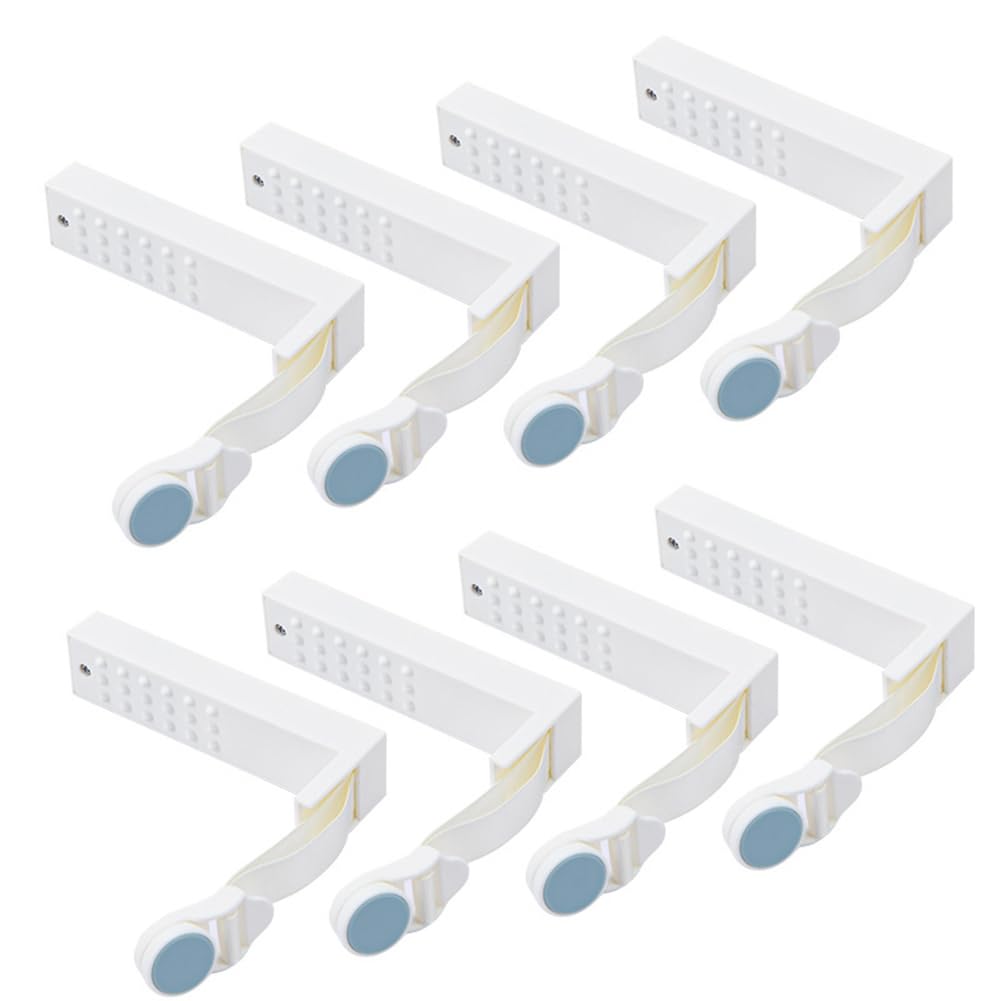 CTRLZS Sheet Locks, Sheet Corner Locks to Keep Sheets Tight, Sheet Organizer Mattress Sheet Holder Straps Blue