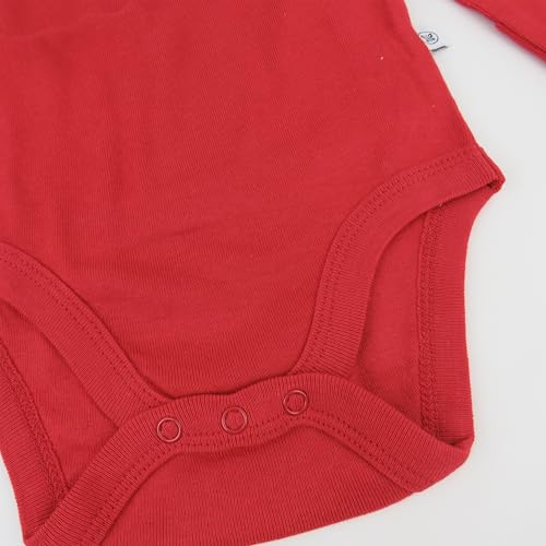 Image of HonestBaby Baby 3-Pack Organic Cotton Long Sleeve Side-snap Kimono Bodysuits
