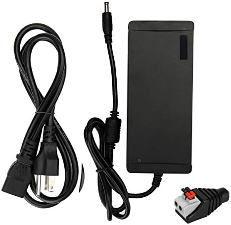 EPBOWPT AC 100-240V to DC 12V 6A Power Supply, 12V 72W Switching Power Converter Adapter for LED Strip Lights, Security Camera, LCD TVs, with 5.5mm X 2.1mm DC Female Barrel Connector