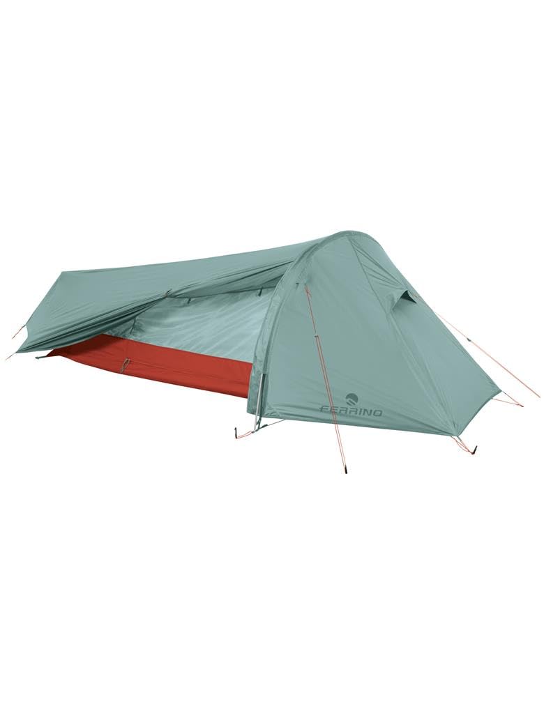 Ferrino Piuma 1, Tenda trekking 1 posto, ideale per viaggi, ciclo e mototurismo ed escursioni in montagna