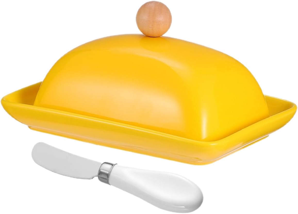 1set Butter Dish Lid Reusable Butter Keeper for Spreading Modern Kitchen Storage Convenient and Stylish Cutter