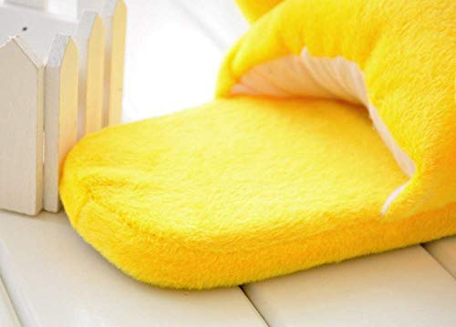 GK-O 1 Pair Yellow Duck Plush Cotton Slippers Household Shoes Antiskid Indoor Home Slippers3