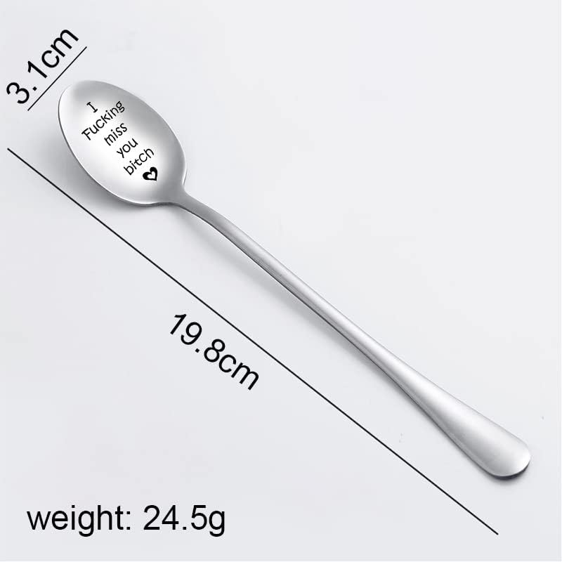 Miniatura 7 de Cuchara para parejas, mejores amigas, regalos para mujeres, aniversario, día de San Valentín, regalo para esposa, novia, cucharas grabadas para