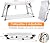 ORIENGEAR Adjustable Work Platform Support 330 lbs Height 24 to 35 inches Portable Aluminum Step Stool Folding Ladder Non Slip for Household Office Cleaning & Washing