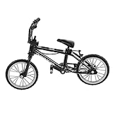 Bicicleta de montaña artificial en miniatura: el modelo de mini bicicleta es realista y delicado, de textura fina, tacto agradable, tamaño mini, fácil de decorar una casa de muñecas, mini bicicleta artificial