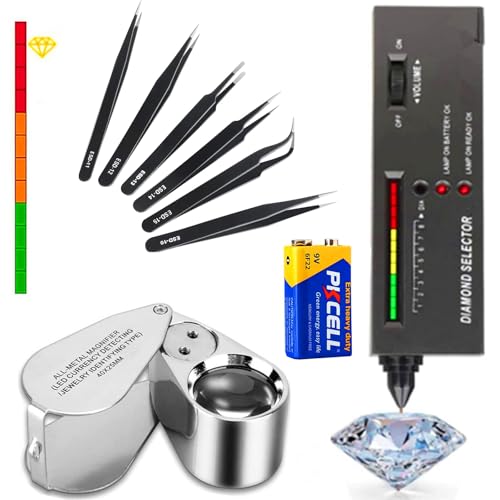 Diamond Tester Pen & 40X Loupe Set