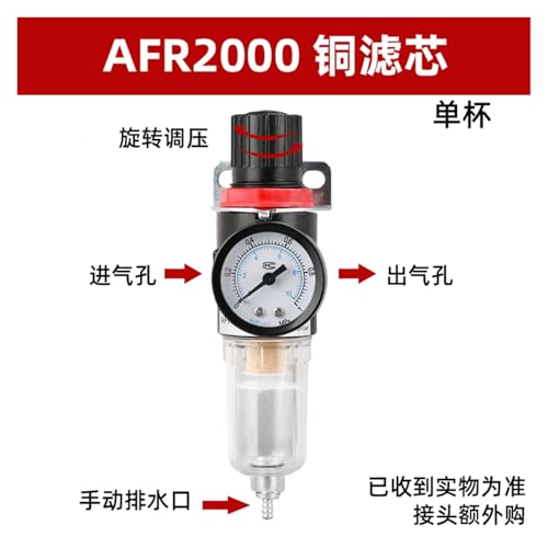Séparateur huile-eau Afc2000 à drainage différentiel de pression pour air comprimé pur