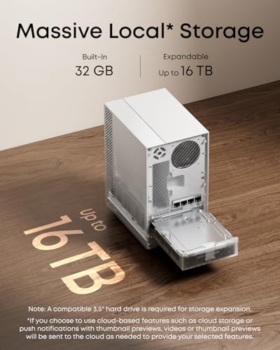 Image of eufy Security HomeBase Professional S1, 4G LTE and 24h Battery Backup, Built-in 32 GB Storage and Expandable up to 16 TB, Advanced Local AI, Compatible with eufy Products, No Monthly Fee