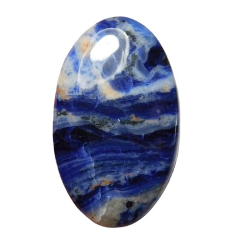 Sodalite naturelle cabochon 39x24mm pour créer un pendentif ou une bague unique