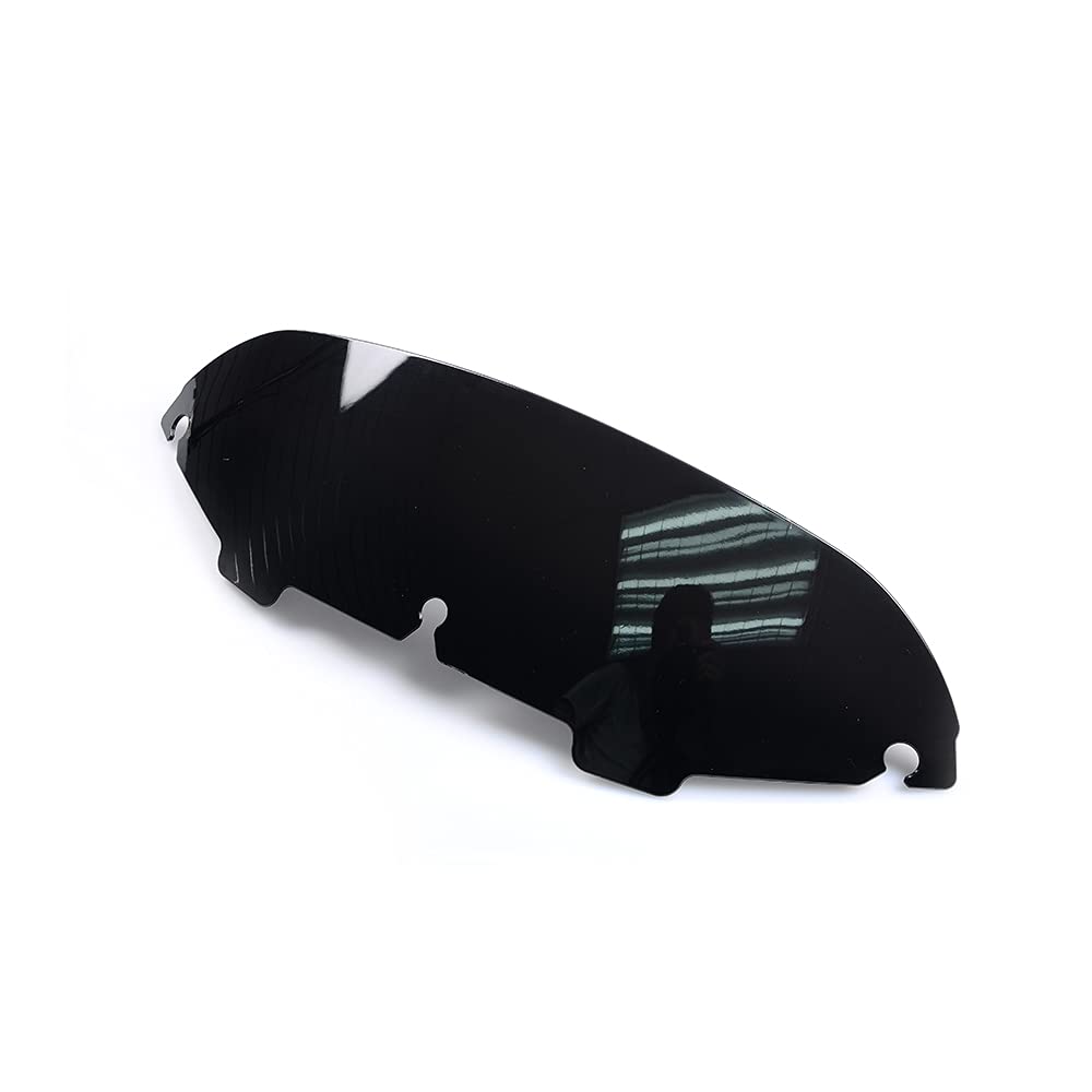 WYNMOTO Black 4.5" Windshield Windscreen Fit for Harley Davidson Touring Street Glide/Electra Glide/Tri Glide FLHT FLHX FLHTCU FLHTC FLHTK 1996-2013