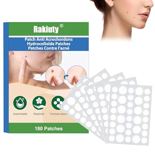 Patch Anti Acrochordons,Anti Verrues,Wart and Mole Removal Patches,Hydrocolloïde Patches,Détartrant Les