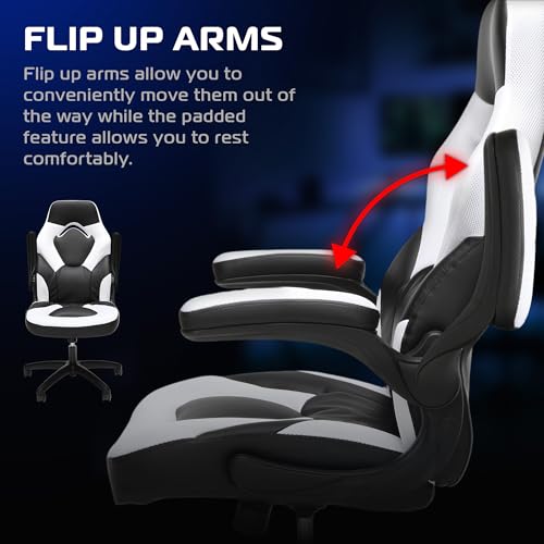 Image of RESPAWN 3085 Gaming Chair, Ergonomic Office Chair, Headrest, Flip-Up Arms