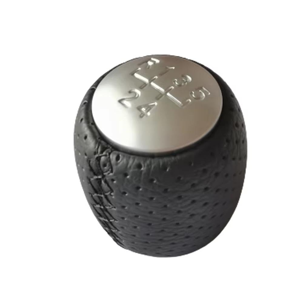 QVQOJCTH Auto Accessory 5 6 Speed Car Shift Knob Gear Knob for Alfa Romeo 159 Brera Spider 2005-2011 OEM 55344557(5speed Silver)