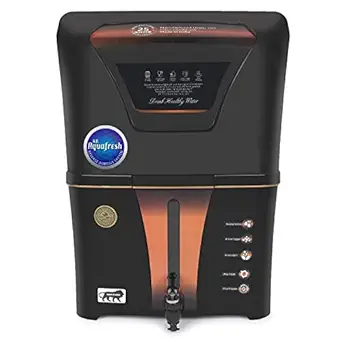 A.D. Aquafresh Aquafresh Alkaline Black Water Purifier With Copper + Ro + Uf + Uv + Tds Control 12 Litres Storage