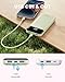 Portable Charger with Built in Cables, Portable Charger with Cords Wires Slim 10000mAh Travel Battery Pack 6 Outputs 3 Inputs 3A Fast Charging Power Bank for Samsung Google Pixel LG Moto iPhone iPad