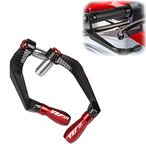 Protège-mains moto pour YAMAHA YZF1M balade sportive et piste rosso